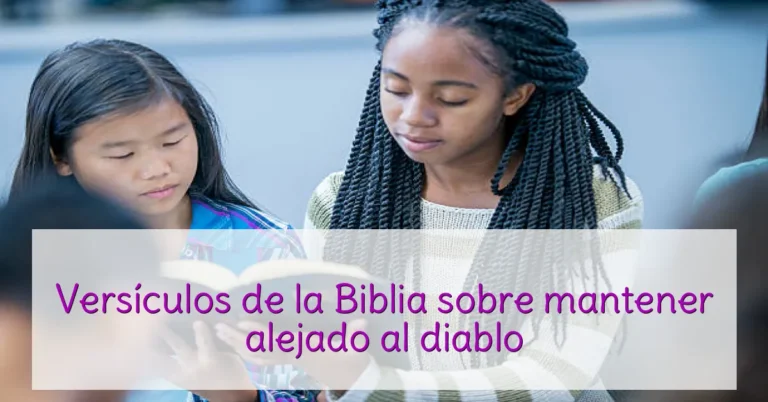 Versículos de la Biblia sobre mantener alejado al diablo