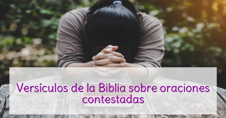 Versículos de la Biblia sobre oraciones contestadas