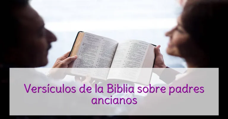 Versículos de la Biblia sobre padres ancianos
