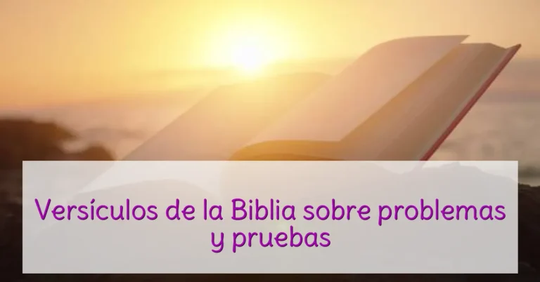 Versículos de la Biblia sobre problemas y pruebas
