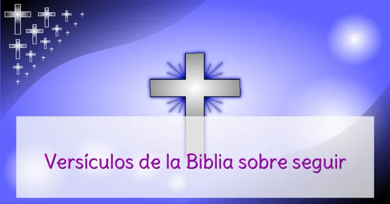 Versículos de la Biblia sobre seguir