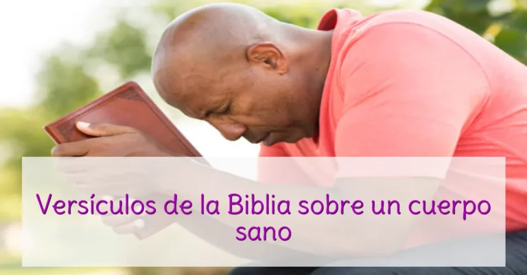 Versículos de la Biblia sobre un cuerpo sano