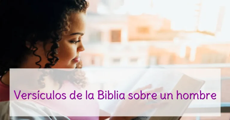 Versículos de la Biblia sobre un hombre