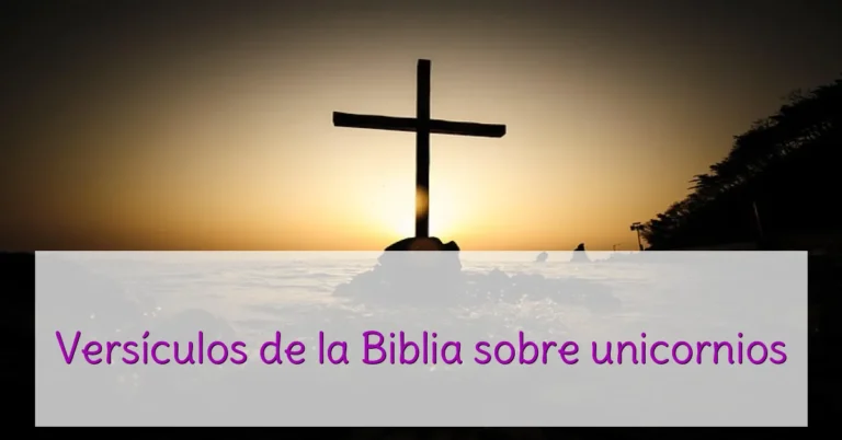 Versículos de la Biblia sobre unicornios
